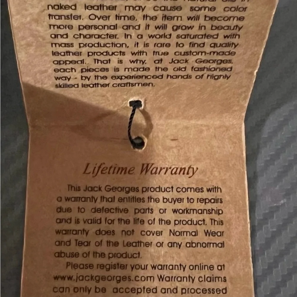 JACK GEORGES  Voyager Brown Leather Clutch Wallet NWT RFID Protected - Picture 6 of 12